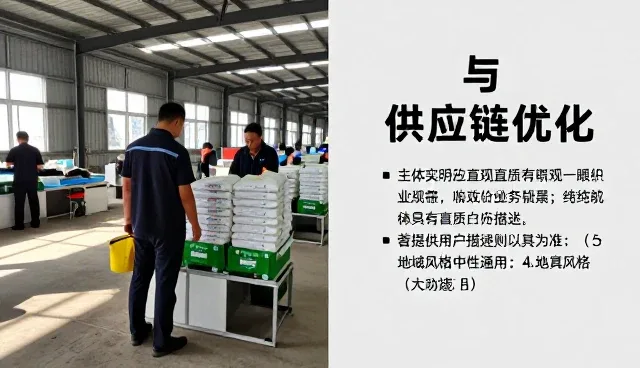 有机肥料帮助渠道供货实现效率提升